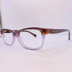 Coach Eyeglasses Authentic HC 6089 5401 Purple Brown Gradient 49 [] 16 135 MM